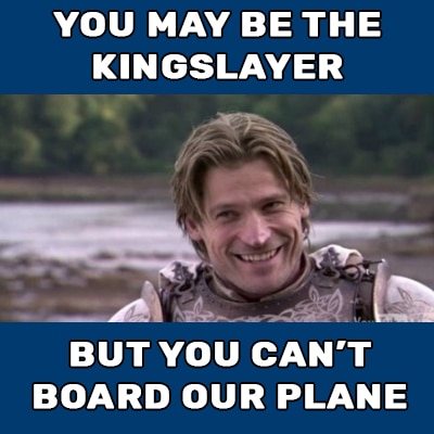 kingslayer covid meme
