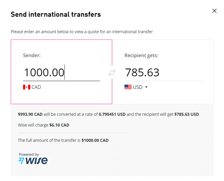 transferwise wise international currency transfer