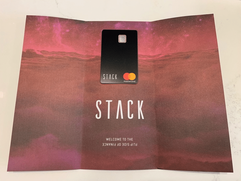 stack prepaid mastercard welcome package