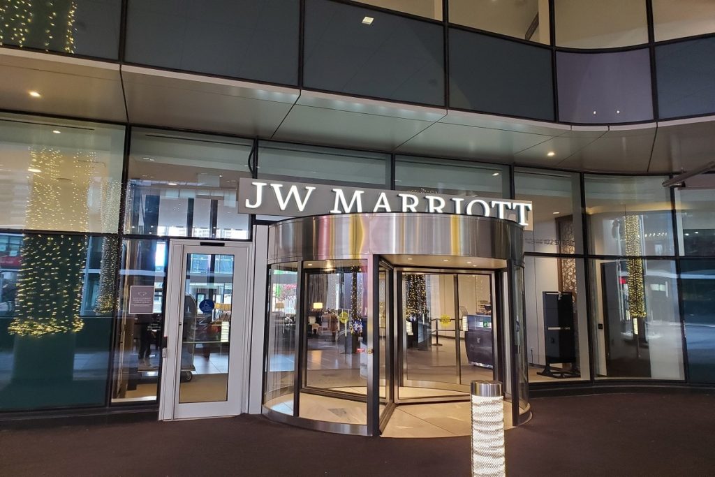 JW Marriott Edmonton Entrance