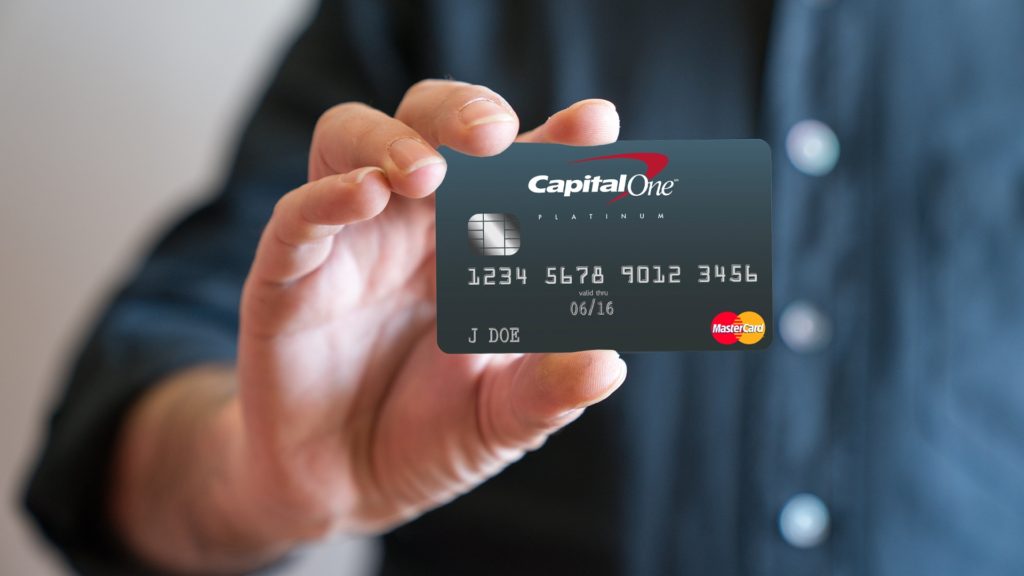 Capital One Platinum, a secured credit card.