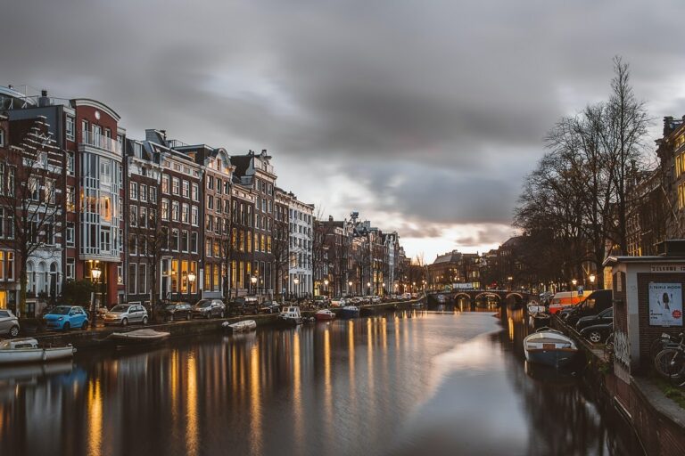 amsterdam evening canal