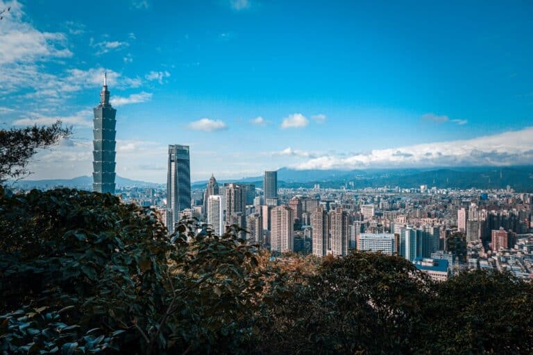 downtown taipei view