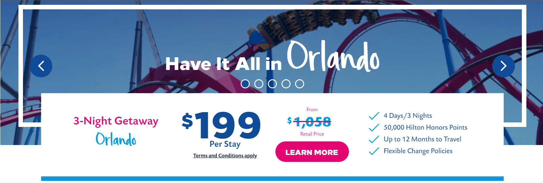 hilton grand vacations increased timeshare offer for orlando promotion