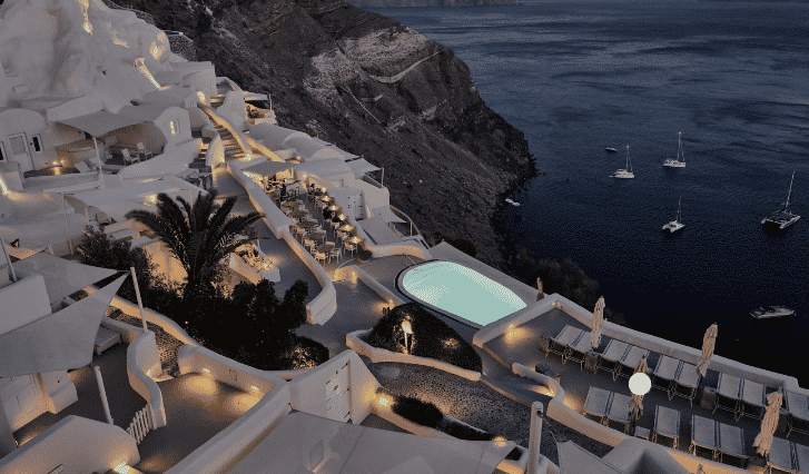 Santorini mystique hotel Marriott Bonvoy