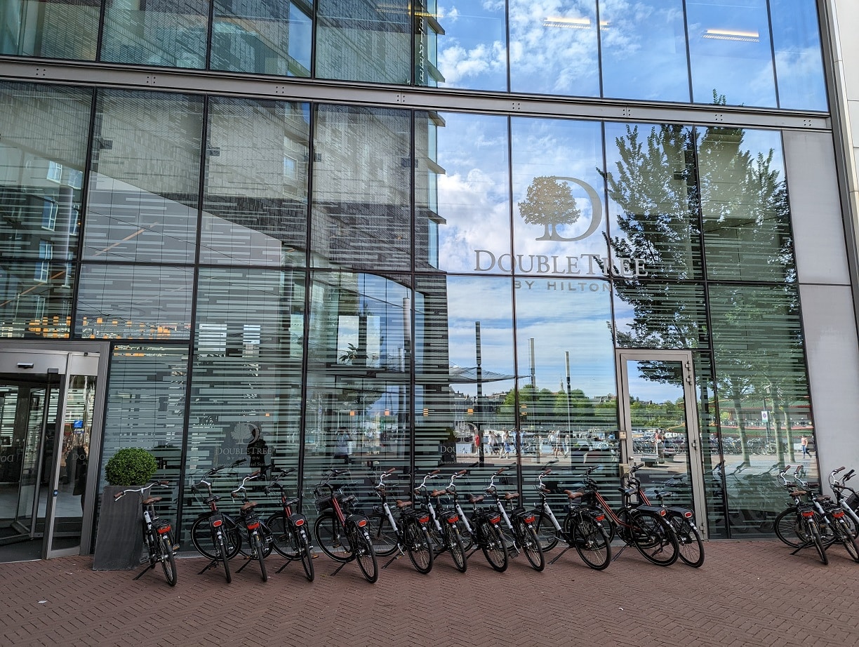 doubletree by hilton amsterdam centraal station front entrance exterior