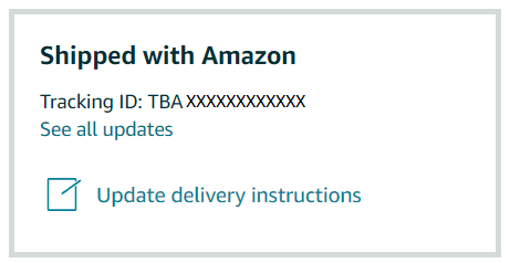 amazon drop shipping tracking number
