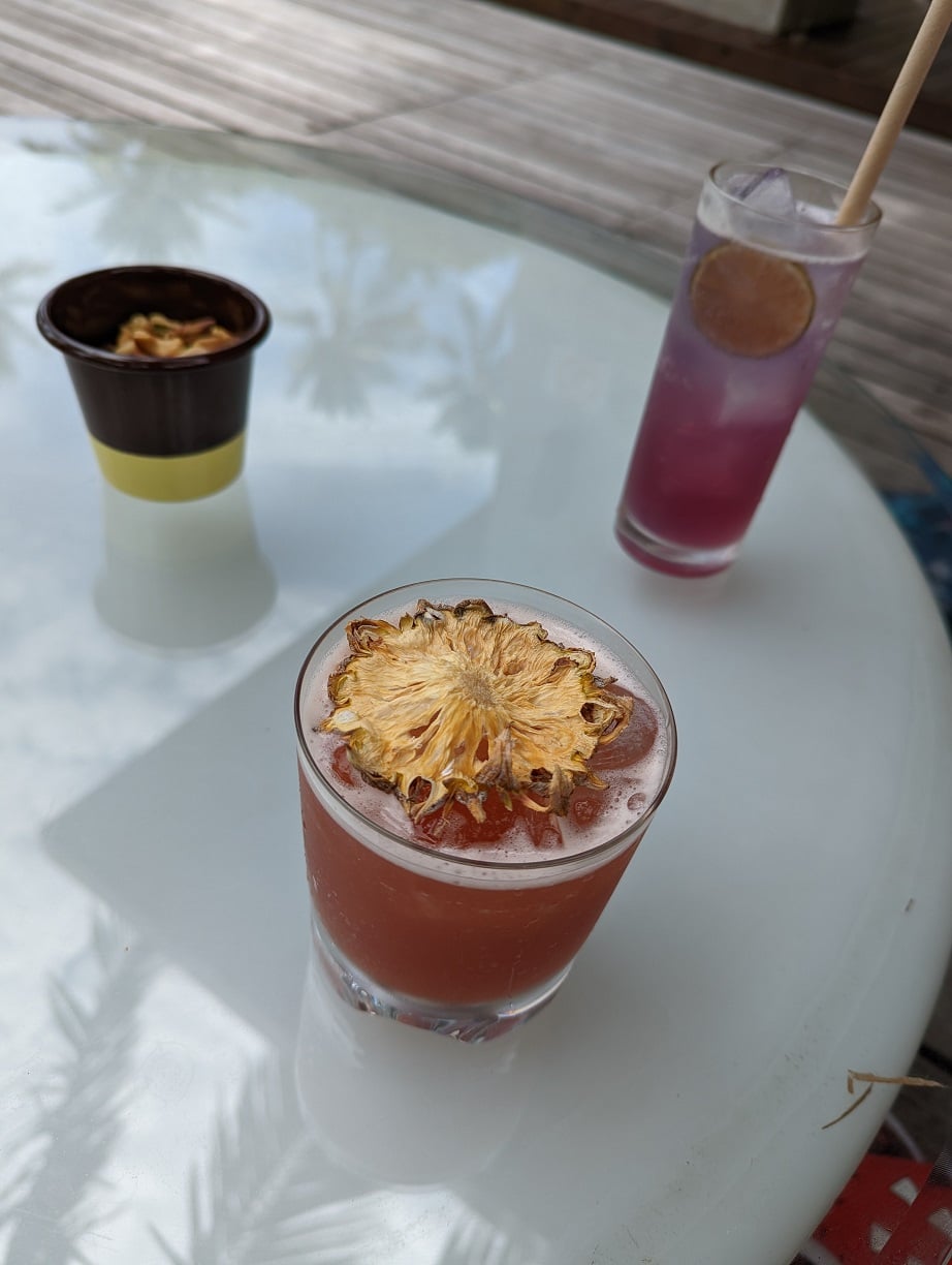 w maldives wet pool bar cocktails
