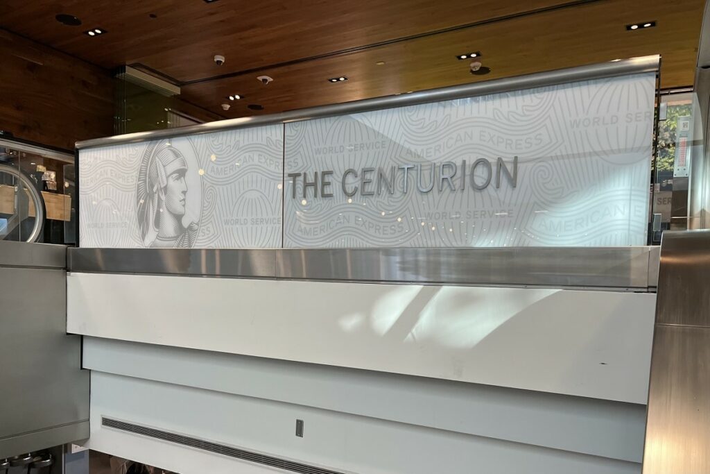 The Centurion American Express Lounge in Denver.