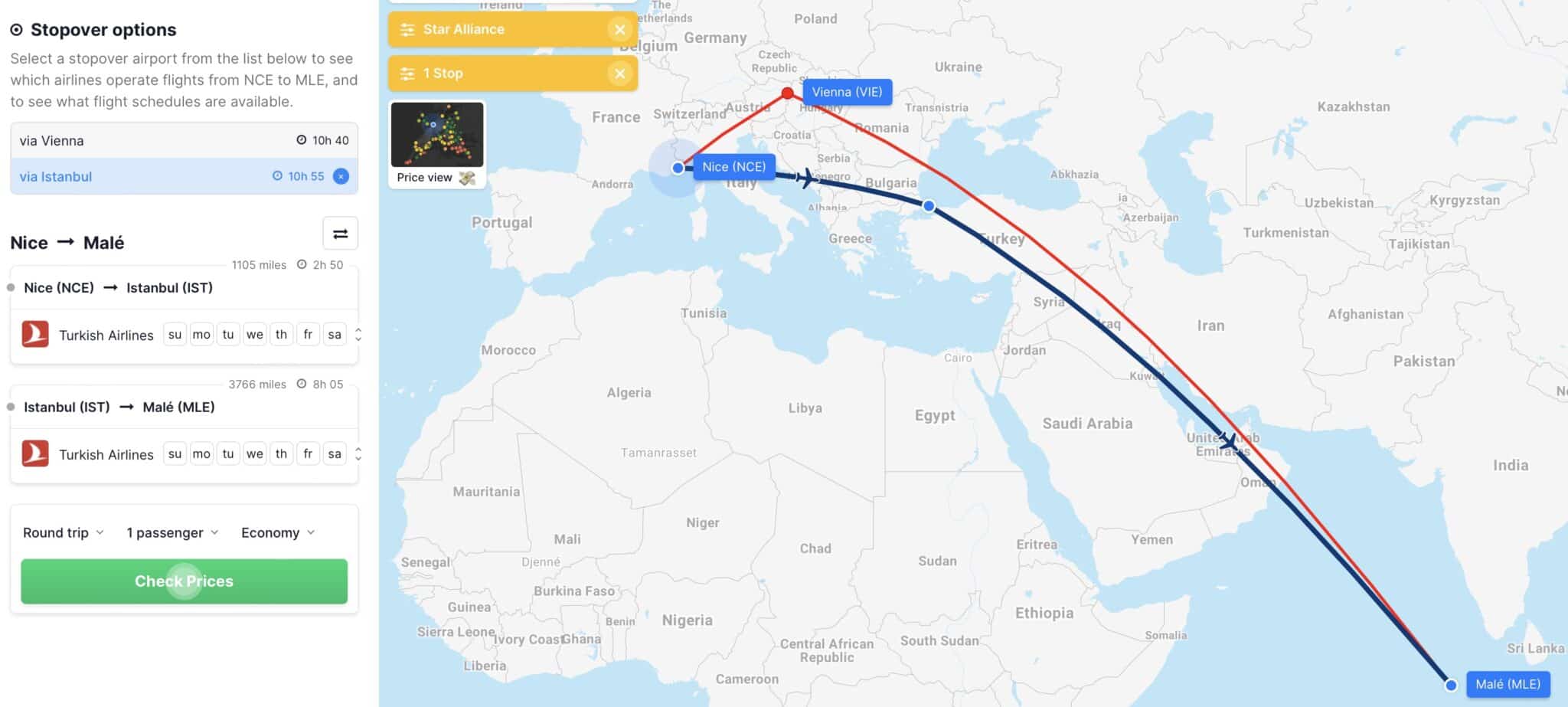 flightconnections-nice-male-routing-options