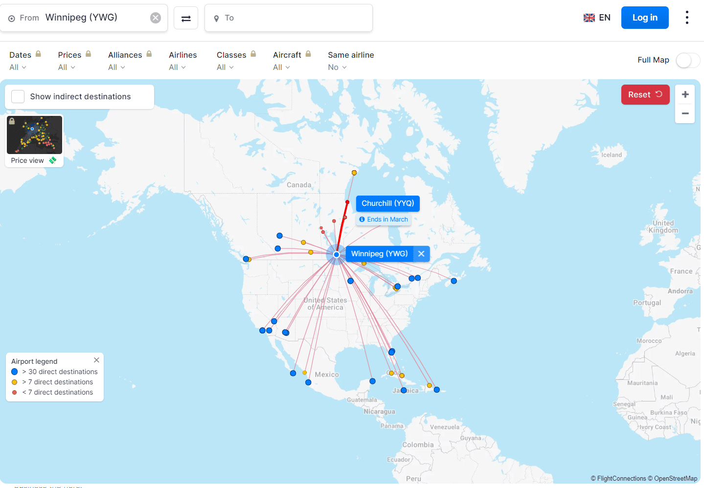 flightconnections-winnipeg-to-churchill-map