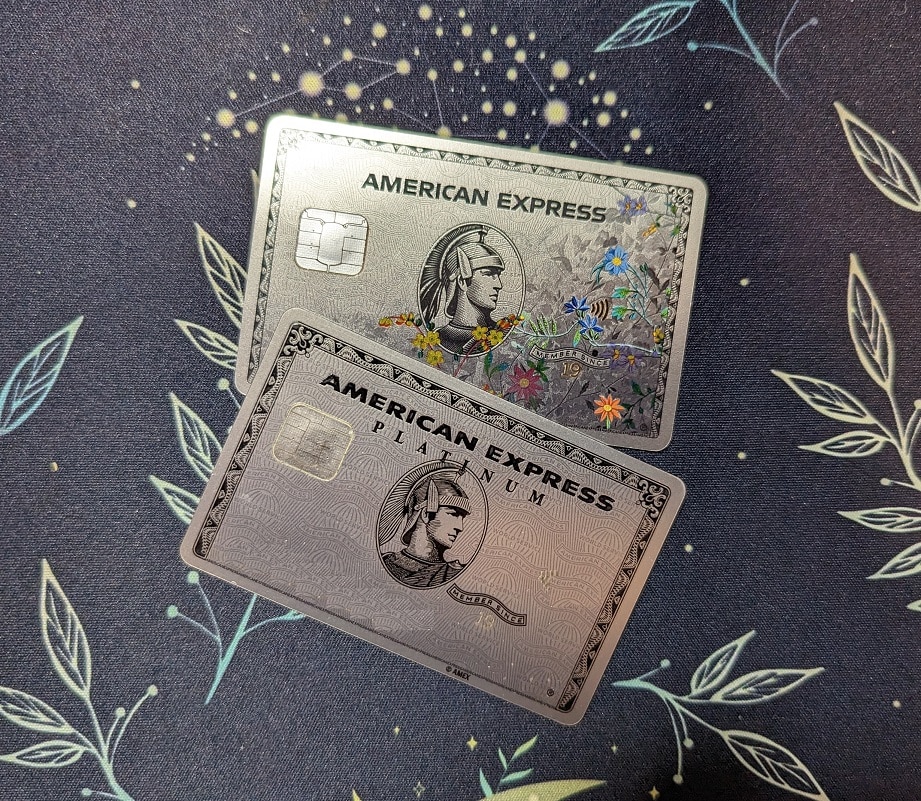 american express platinum usa and canadian cards
