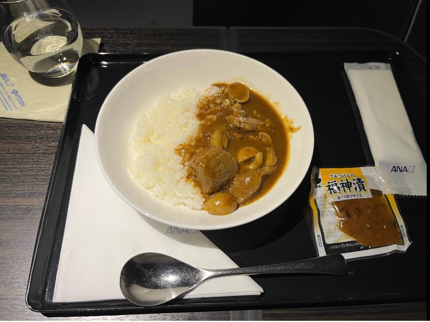 ana the room business class signature curry snack