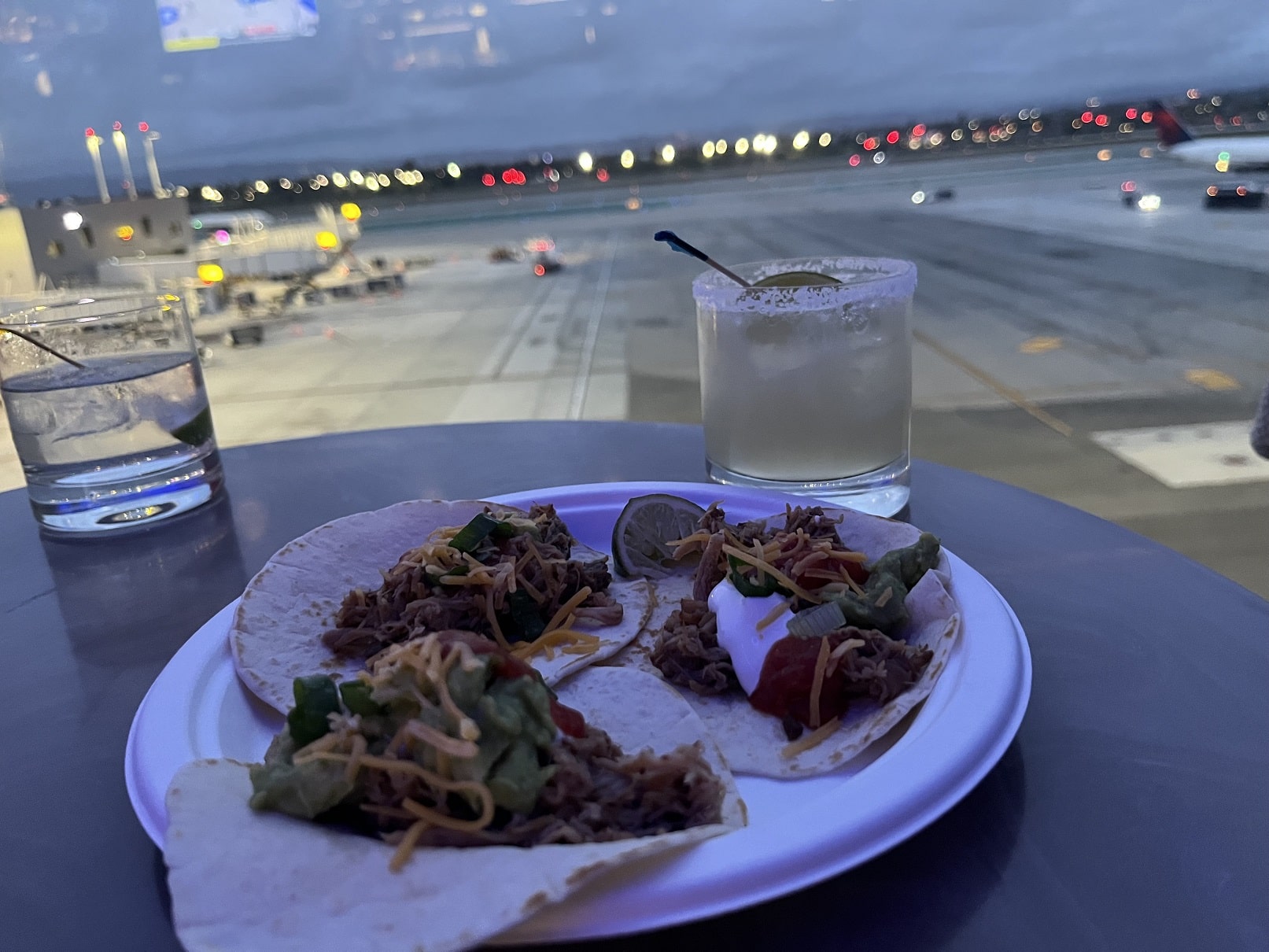 tacos and margaritas delta sky club los angeles airport lax
