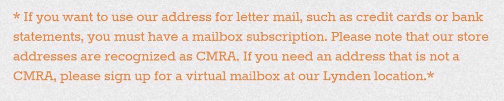 24/7 parcel letter mail cmra