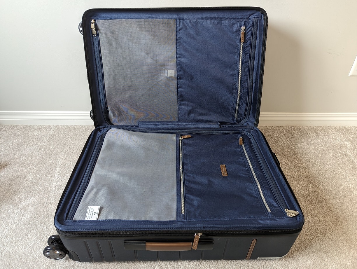 Travelpro x Travel + Leisure Medium Check-In Expandable Spinner open