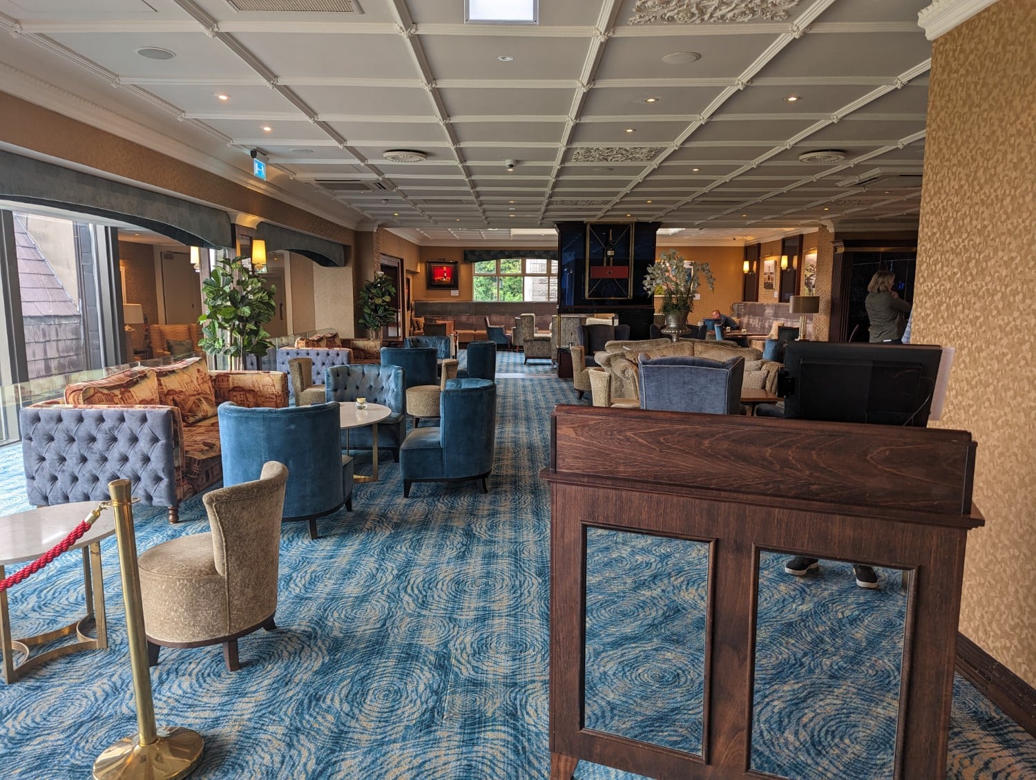 culloden estate and spa lough bar seating