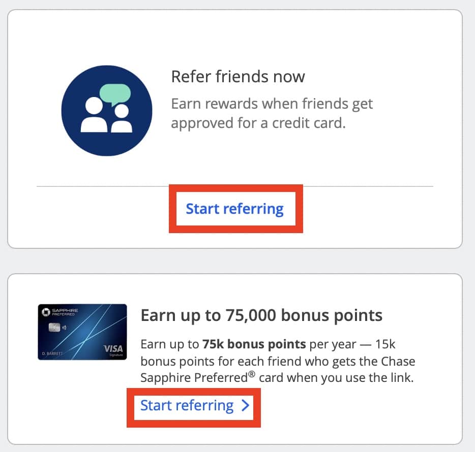 chase bank refer a friend steps