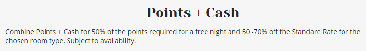 world of hyatt points and cash booking