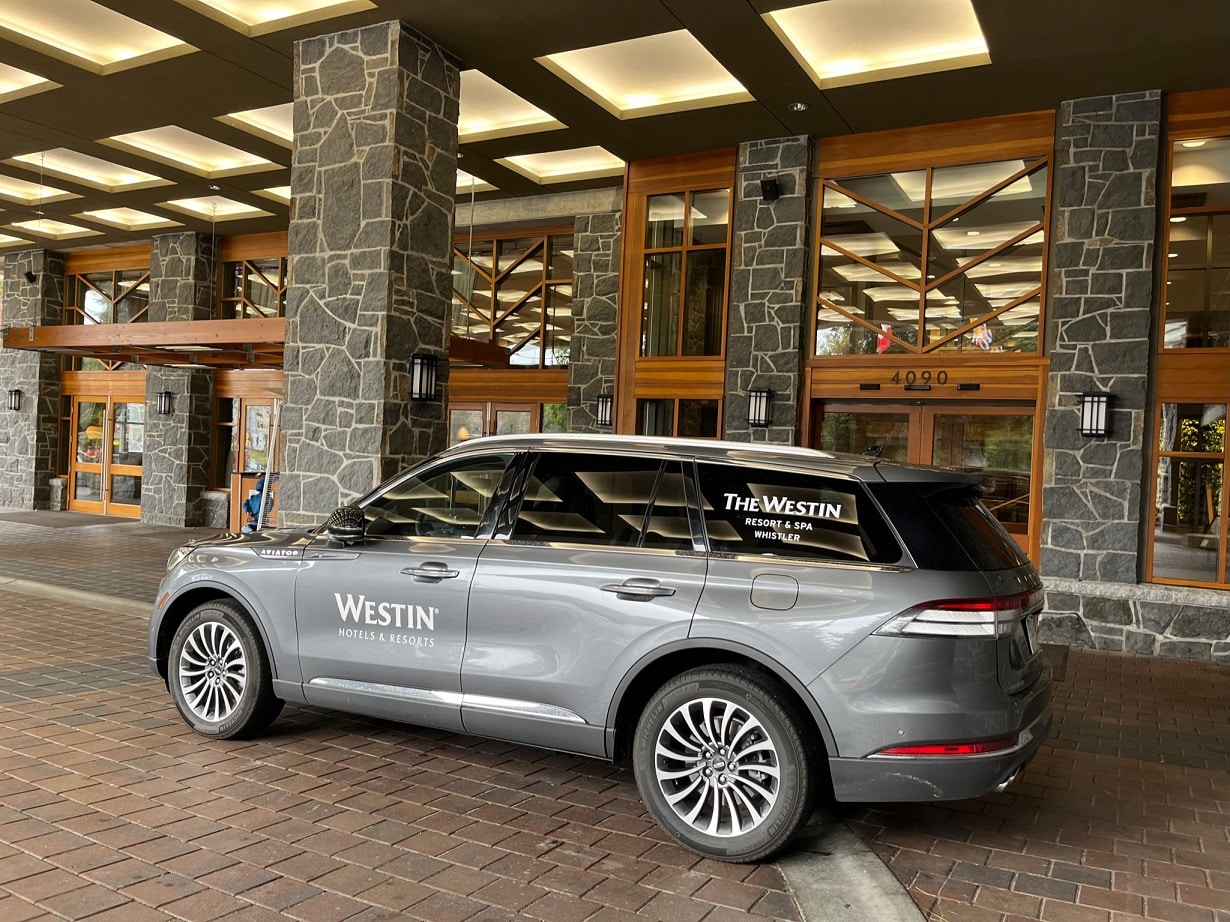 westin resort and spa whistler house car