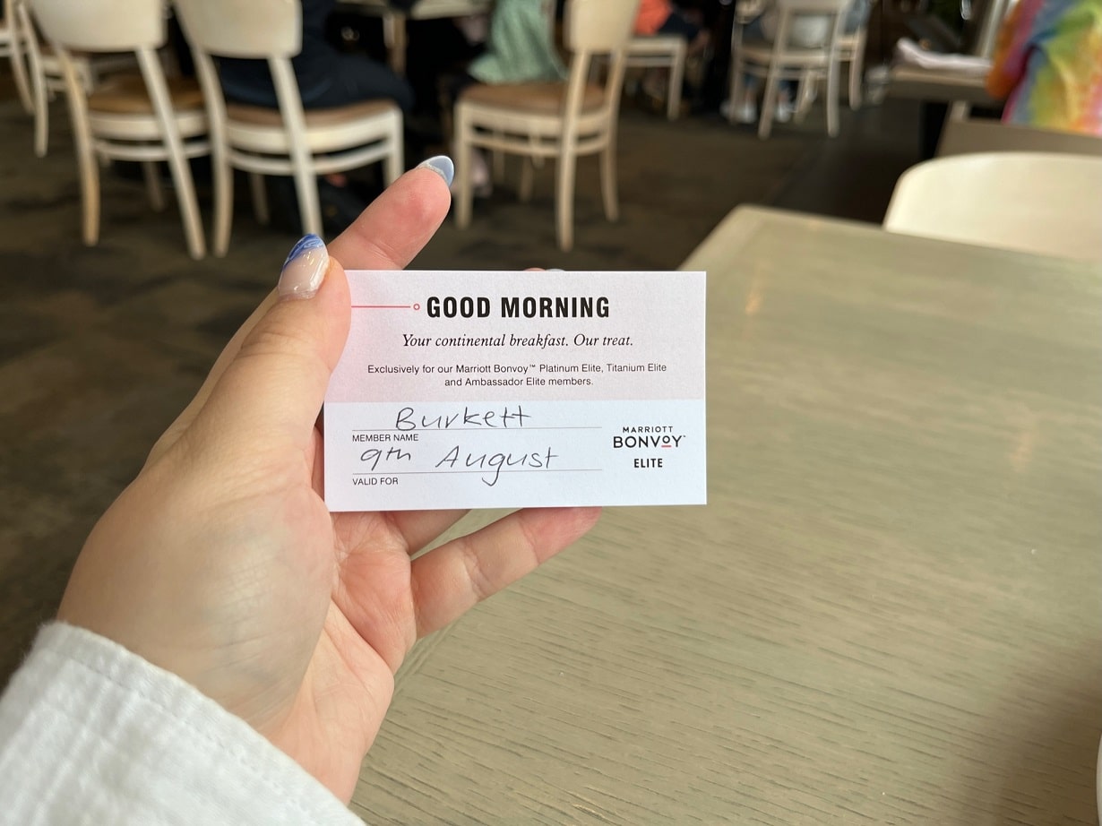 westin resort and spa whistler marriott bonvoy platinum elite breakfast voucher