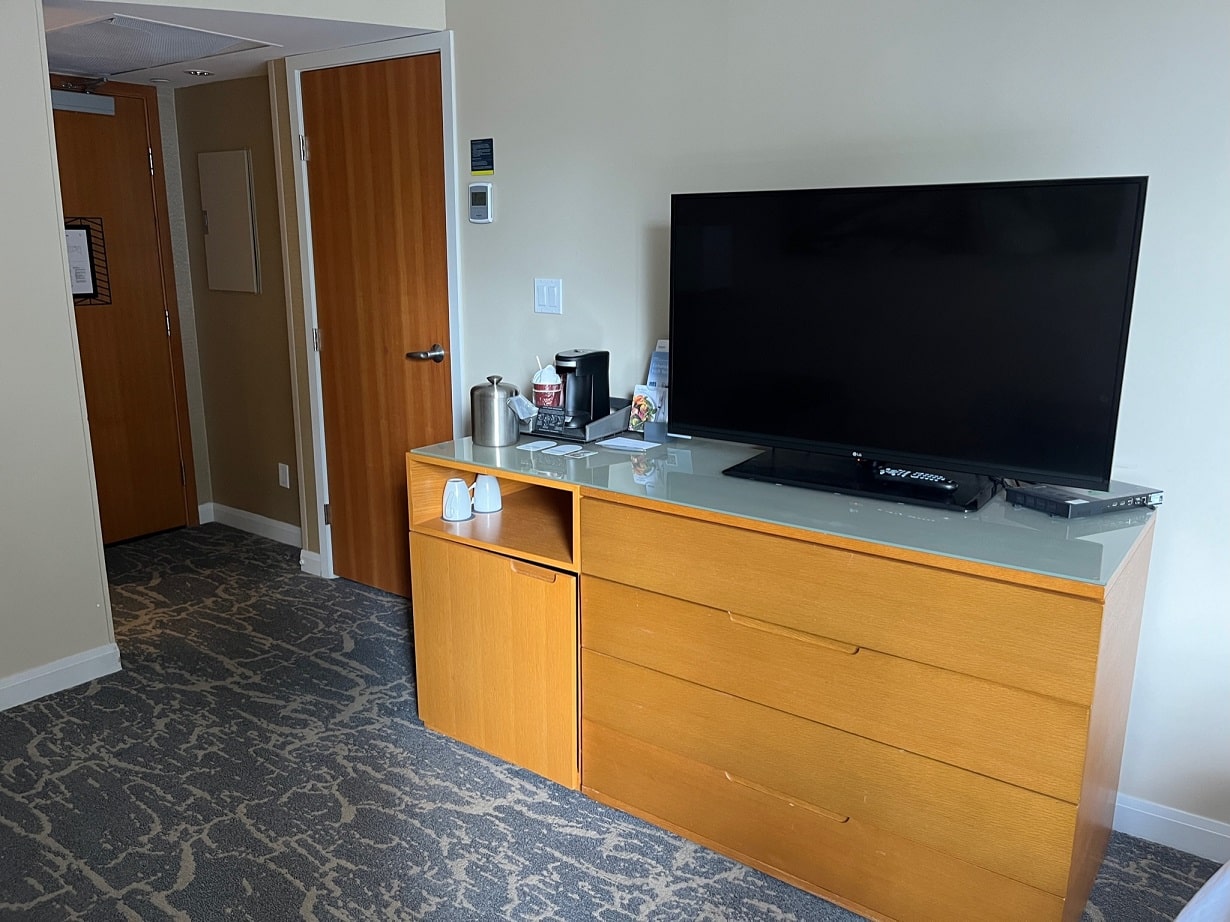 westin resort and spa whistler smaller guest room queen television