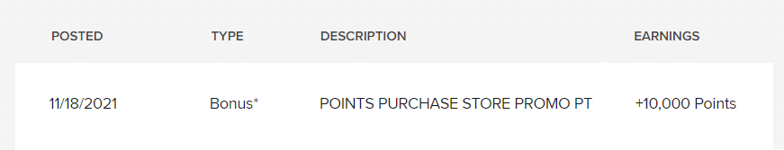 marriott bonvoy points.com purchase transaction