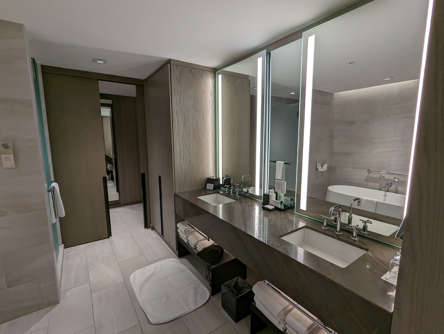jw marriott edmonton one bedroom executive suite double vanity