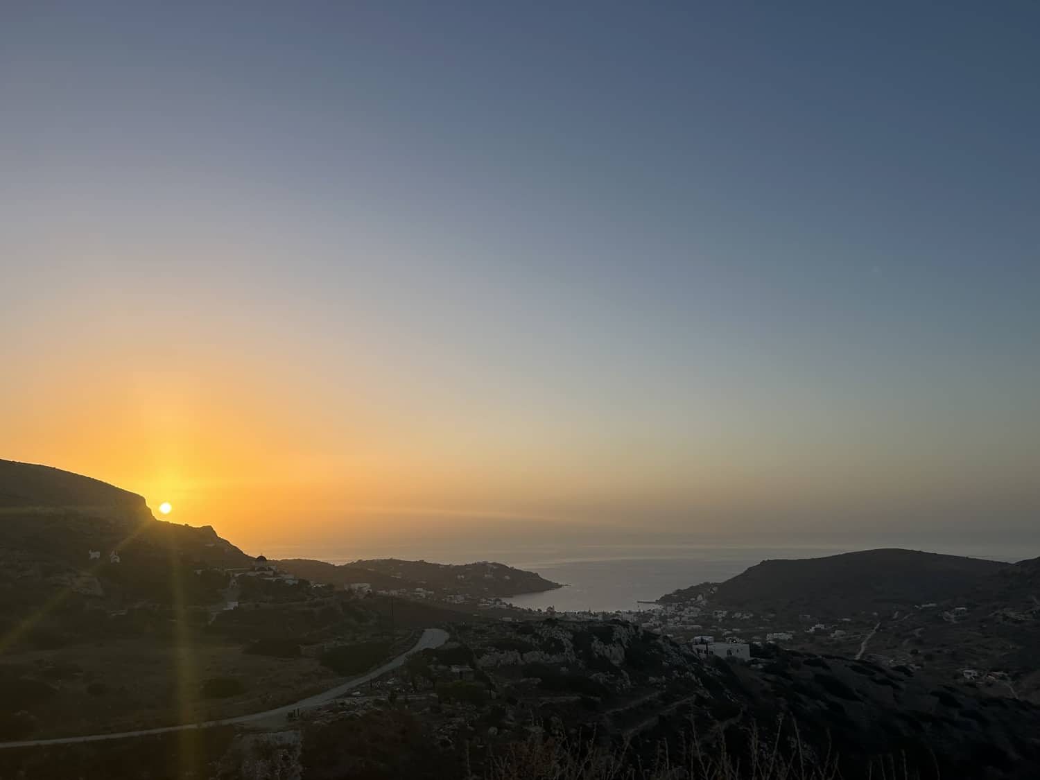 syros sunset