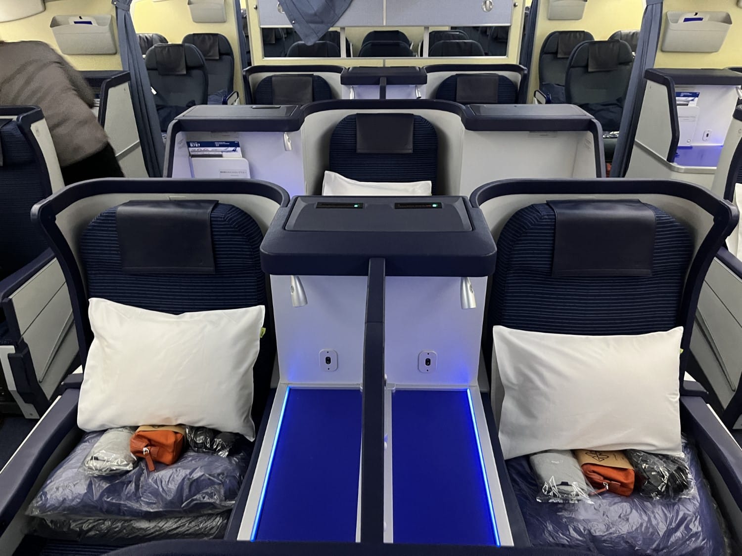 ana business class 787 cabin overview 3