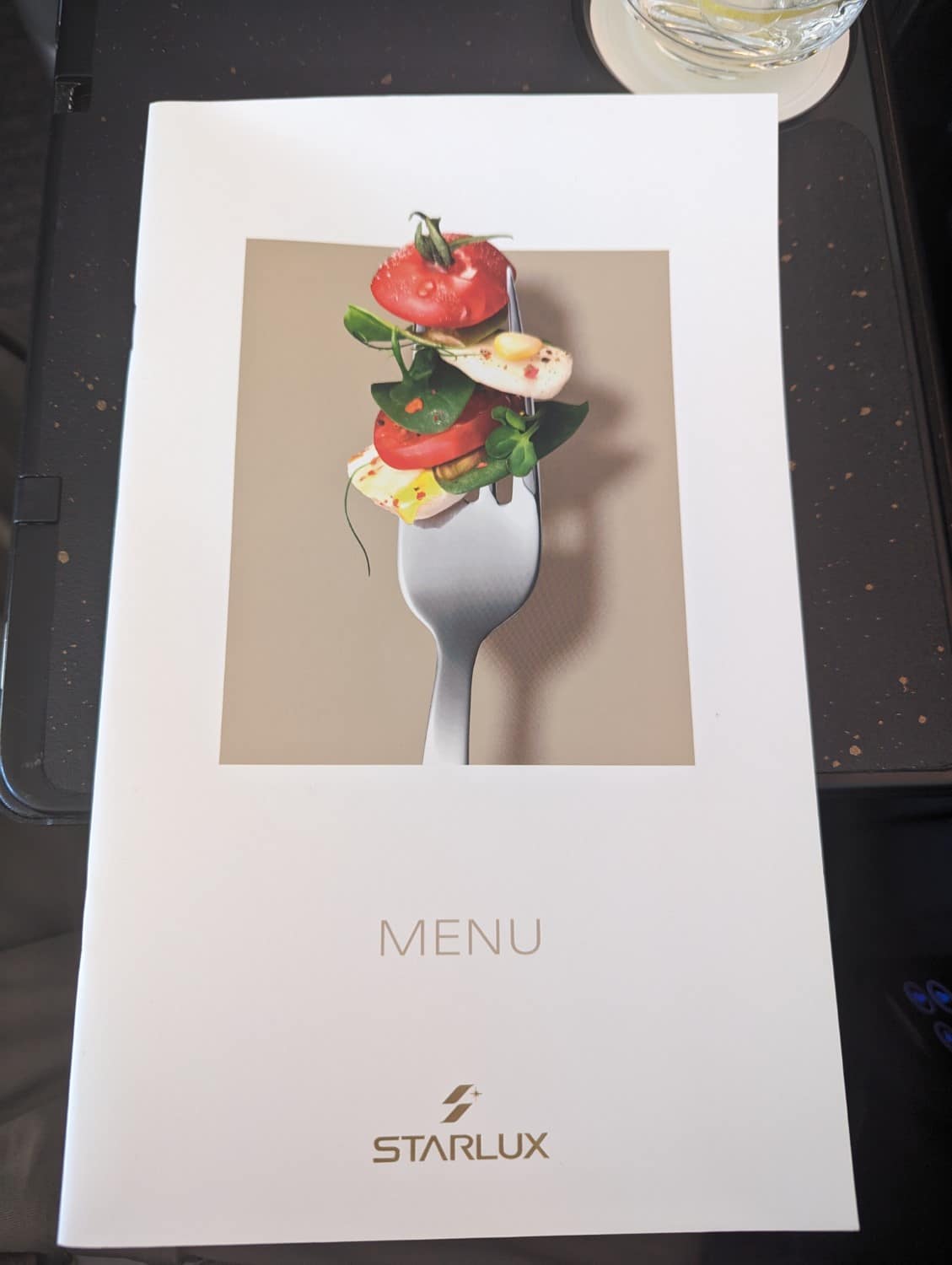 starlux business class a321neo food and beverage menu