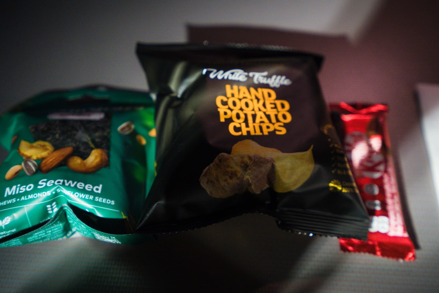 singapore airlines business class a350 delectables potato chips