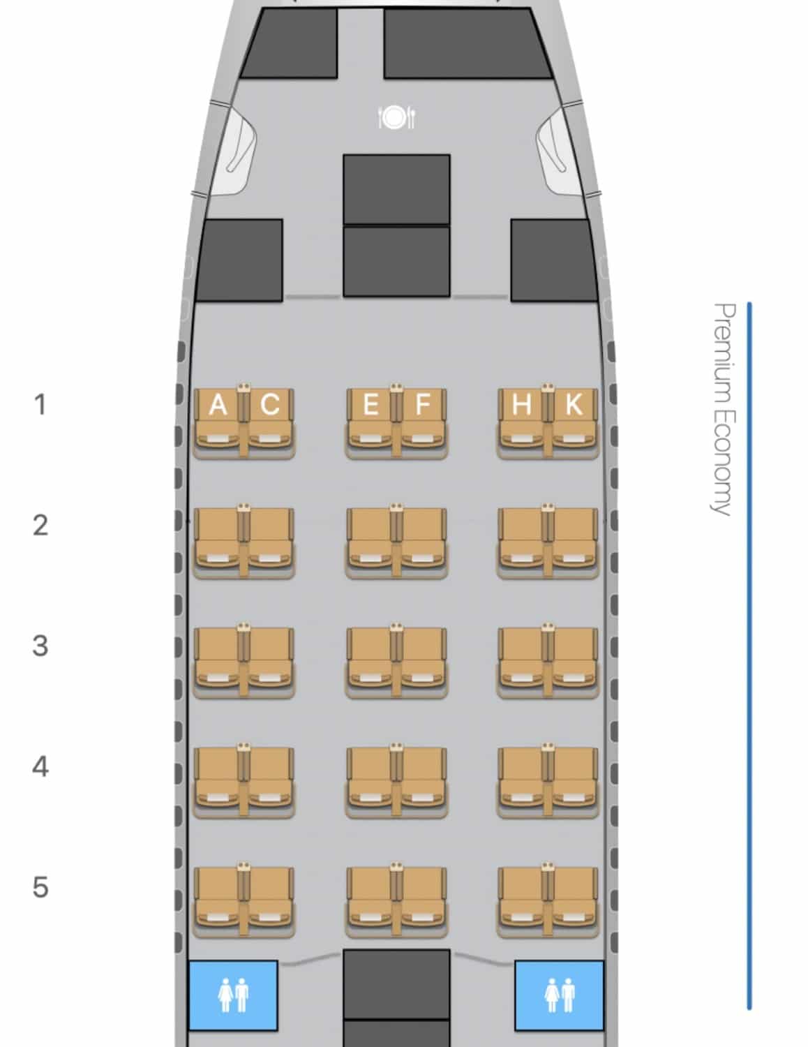 air canada a330 business class seatmap