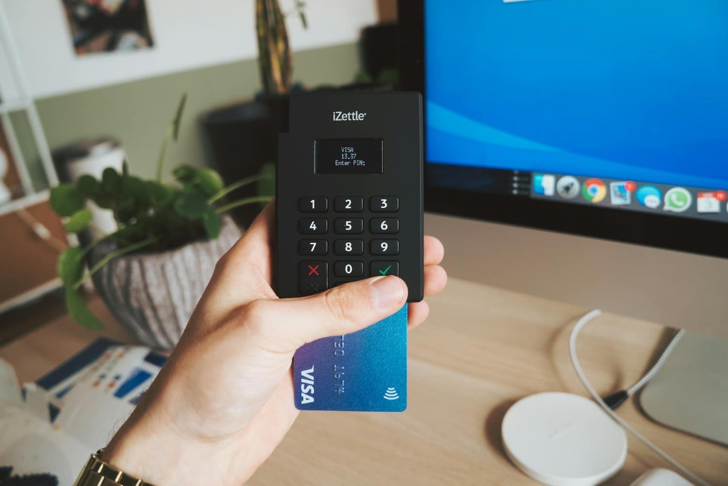 revolut card in payment machine