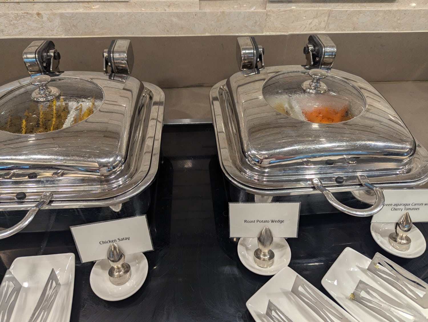 emirates a380 first class lounge hot food 1