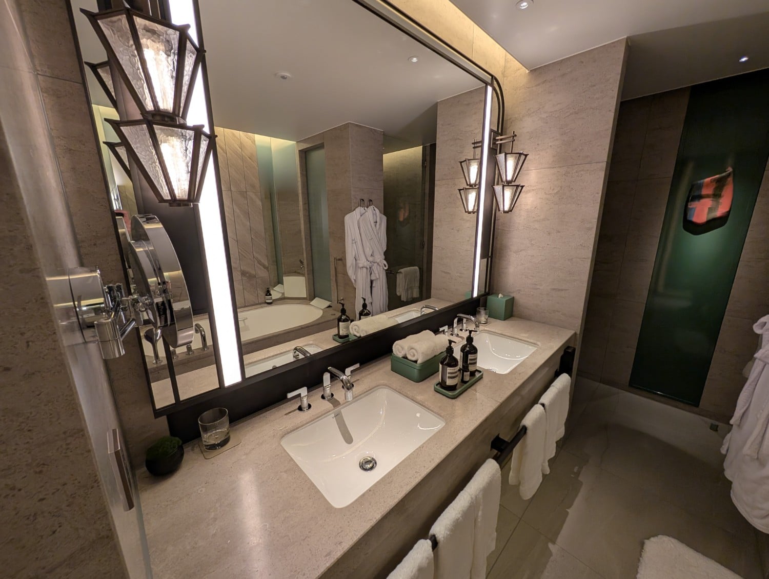 waldorf astoria osaka 2 queen premier room bathroom vanity