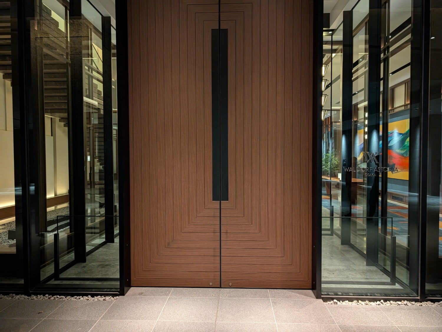 waldorf astoria osaka exterior doors