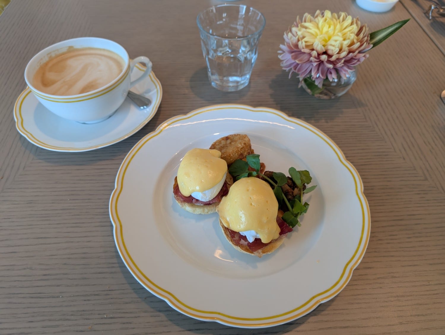 waldorf astoria osaka jolie brasserie eggs benedict