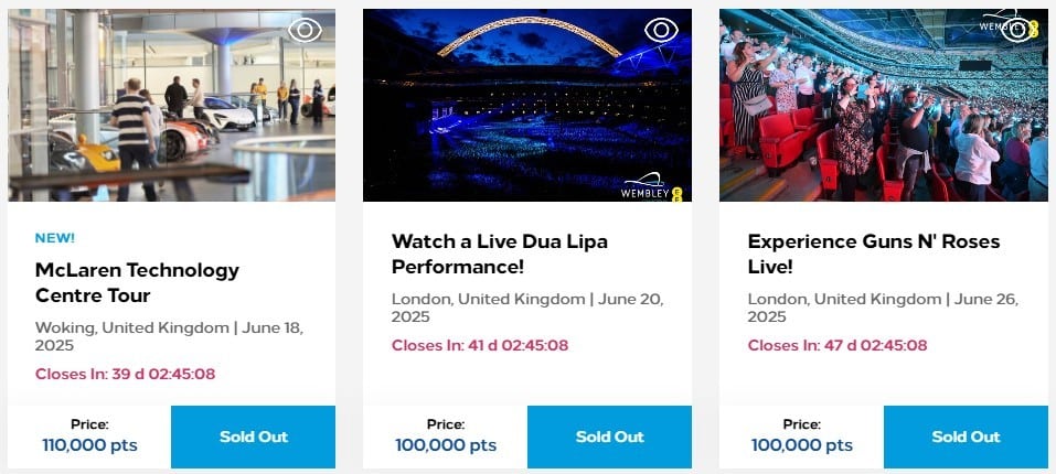hilton experiences redemption for fixed pricing