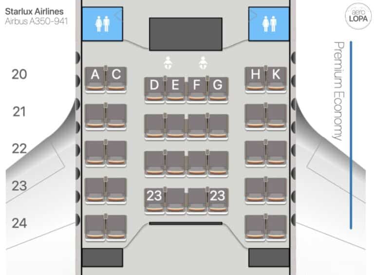 Review: Starlux Airlines Premium Economy (A350-900) | Frugal Flyer