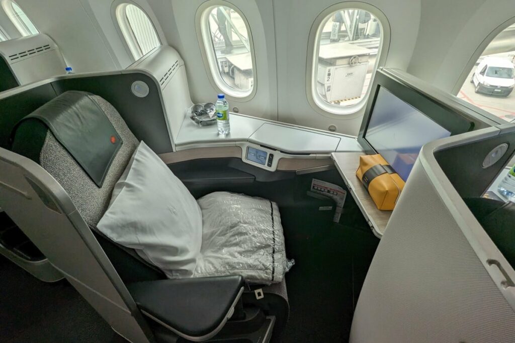 AC business class seat.