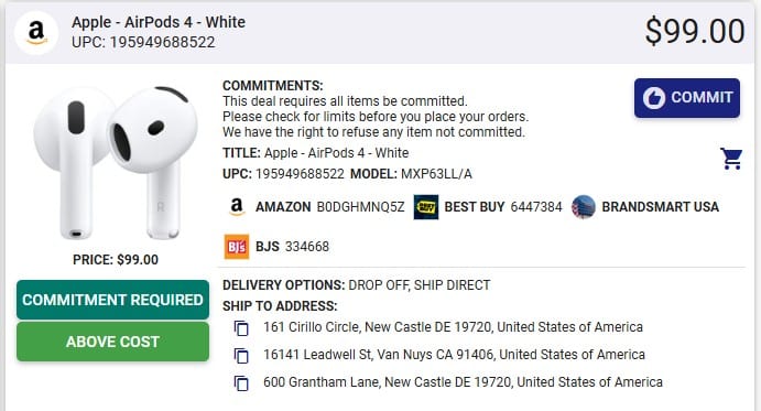 max out deals apple airpods 4 white deal