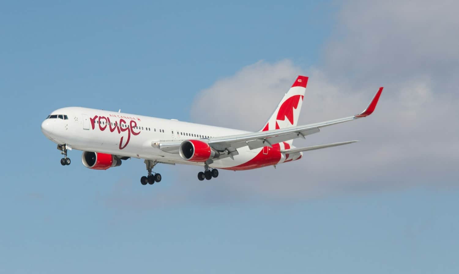 Air Canada Rouge sur le vol