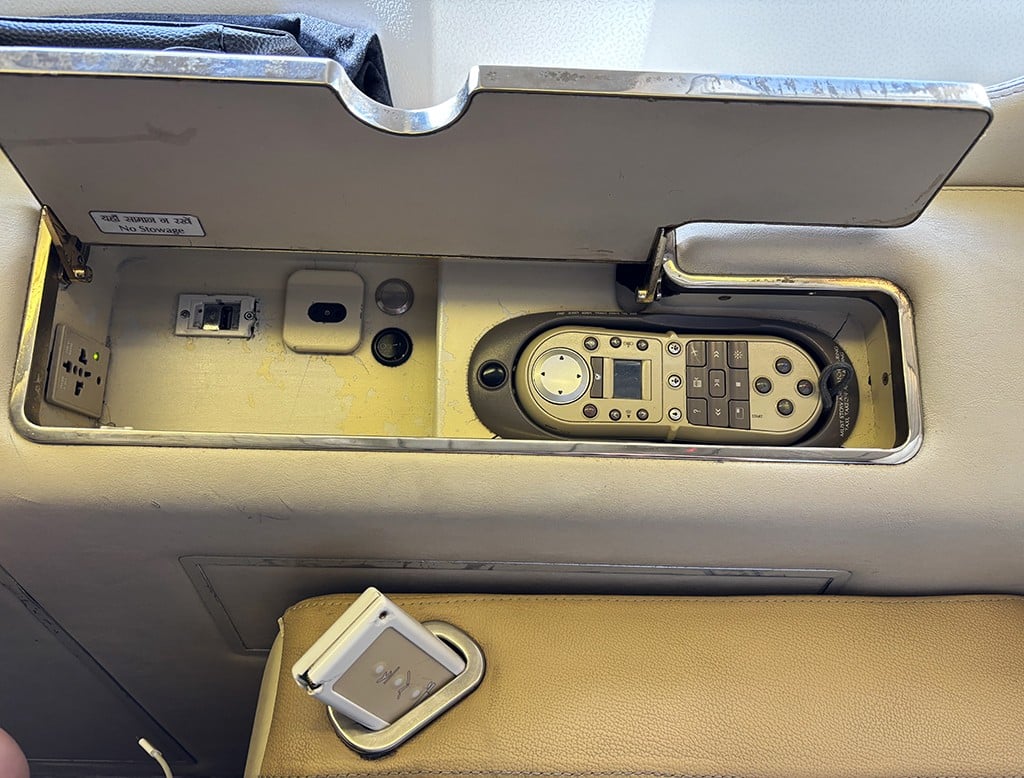 air india first class 777-300er entertainment console remote