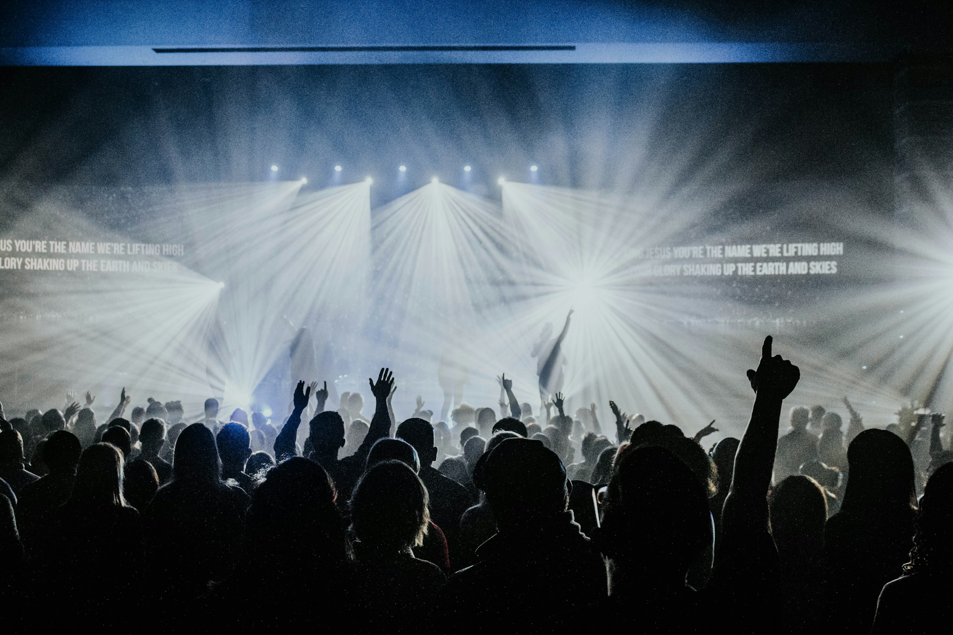 concert with lights