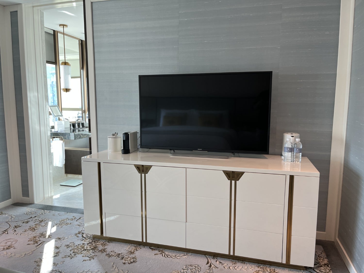 st regis shanghai jingan superior deluxe room television