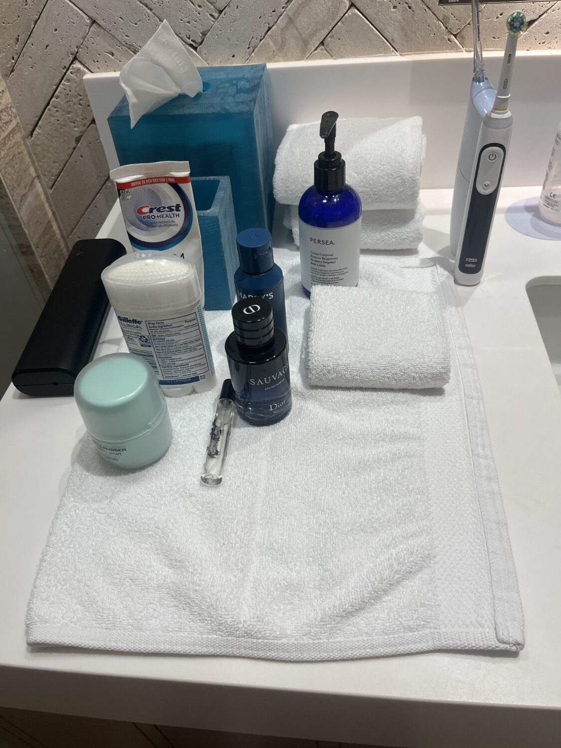 hilton tulum riviera-maya all-inclusive resort arranged bathroom amenities