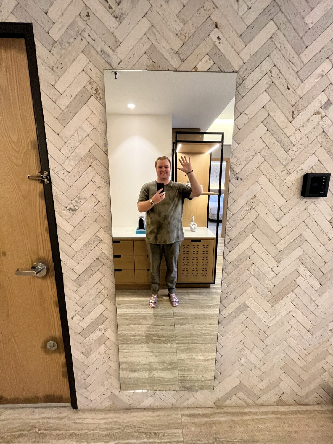 hilton tulum riviera-maya all-inclusive resort partial ocean view king suite full-length mirror