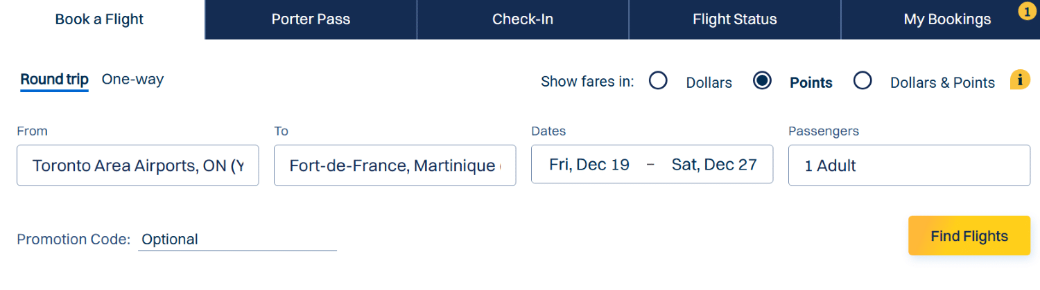 Porter Airlines Search Job