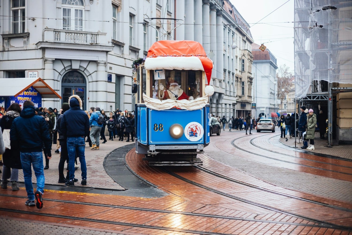 Un chariot à Zagreb